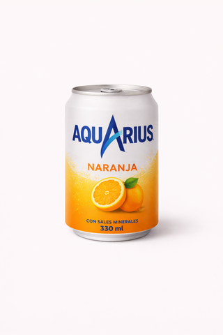 Aquarius Naranja lata 330ml.