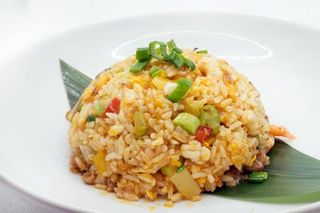 Riso piccante della casa