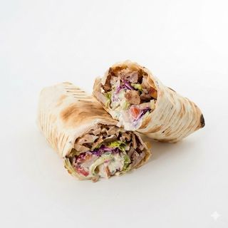 Pedrata de pollo shawarma