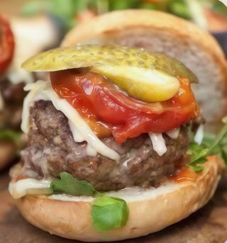 Hamburguesa 4 Quesos