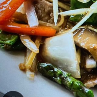 Ostra Wok de Carne de Porco