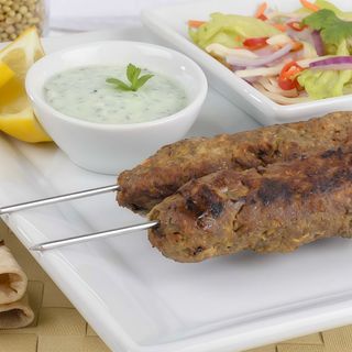 Plato especial grande seekh kebab