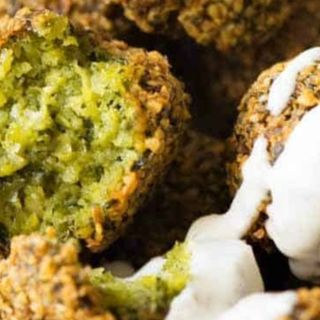 Arepa falafel con ensalada 