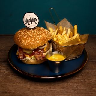 Бургер з BBQ меню