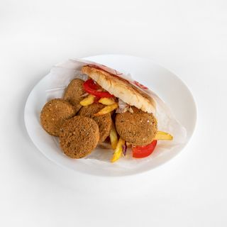 Panino falafel vegetariano