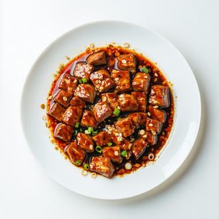 Maiale alla yu xiang agropiccante