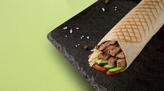 Шаурма з яловичою котлетою