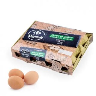 Huevo L Carrefour Suelo 12 Uds.