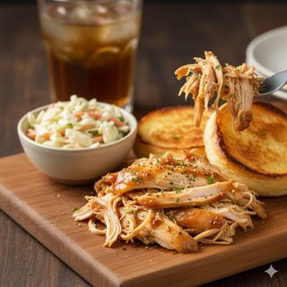 Дърпано пилешко месо