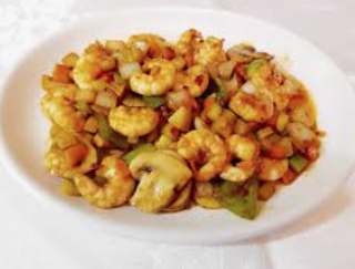 52 Gambas Con Champiñón