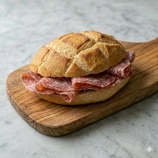 Panino tartaruga al salame