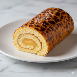 Brazo gitano de yema tostada