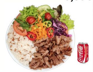 22 Plato Kebab Con Arroz