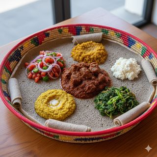 Zighini vegetariano con inglera