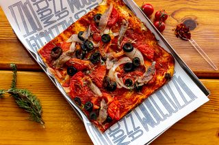 Pizza Anchois - 1/4 Plateau