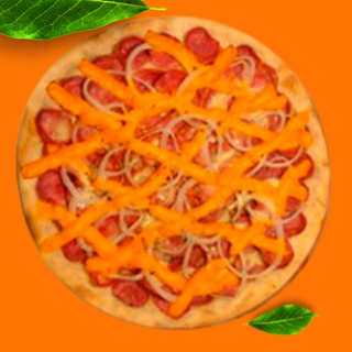 Pizza Calabresa com Cheddar