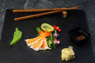 Sashimi crevete -
