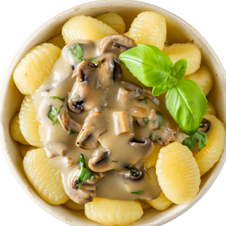 Gnocchi z sosem pieczarkowym