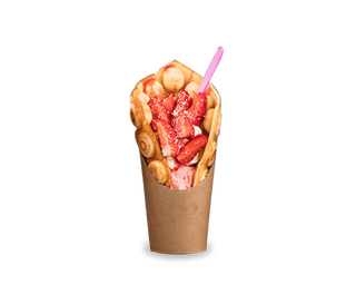 Bubble Waffle Fraise