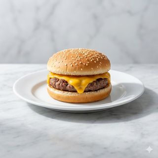 Hamburguesa Con Queso