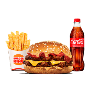 King Ahorro Menú Doble Cheeseburger Grill