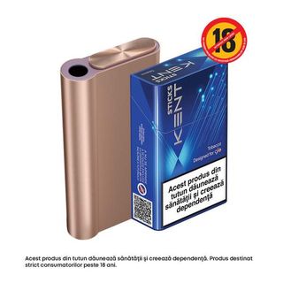 Starter Kit HYPER X2 AIR GOLD + glo by Kent Tobacco