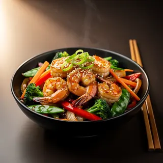 Wok Crevette