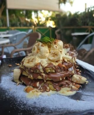 Pancake Nutella, Banane