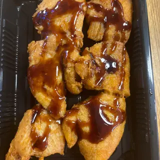 Brocheta con salsa yakitori de pollo 2 Ud