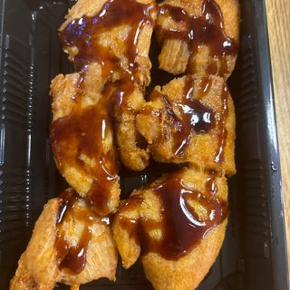 Brocheta con salsa yakitori de pollo 2 Ud