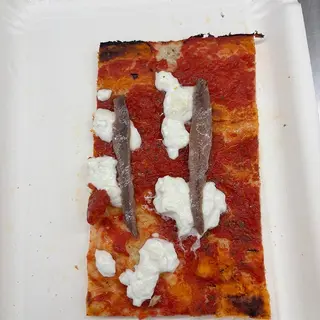 Burrata & alici del Cantabrico al trancio