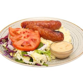 Bors de gaina cu taitei de casa + carnacior