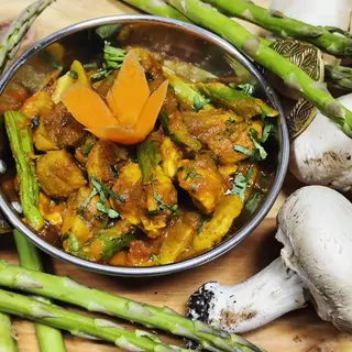 Caril de Frango e Arroz Basmati