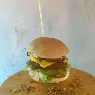 Vege Burger i mini frytki