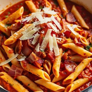 Zestaw Sos Arrabbiata + Bekon + Parmezan