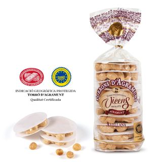 Turrón de Agramunt de Avellana Vicens Bolsa 300 Gr.