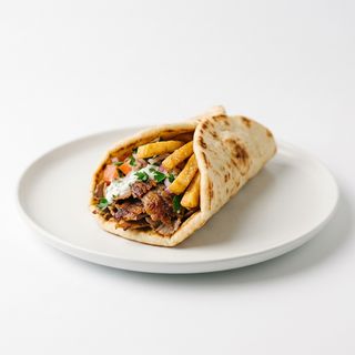 Kebab Con Patatas Dentro