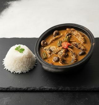 Riz Sauce Aubergine