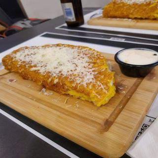 cachapa de queso asado