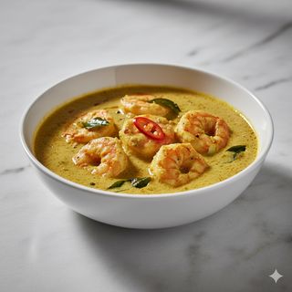 Prawn moilee curry