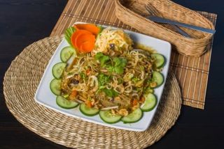 Makaron sojowy z krewetkami 250g