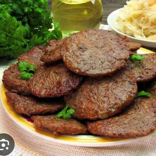 Оладьи из куриной печени 