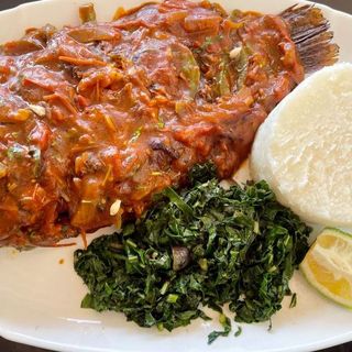 Wet Fry Tilapia with Ugali