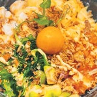 144. Poke salmon style