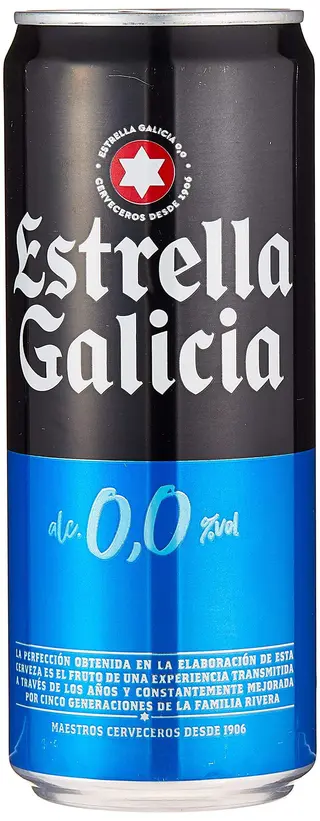 Cerveza Estrella Galicia 0,0 (330 ml)