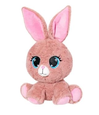 Зайка Мила розовый 25 см