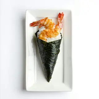Temaki tempura ebi - un pezzo