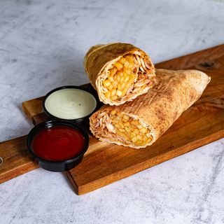 Rollo kebab z frytkami mega