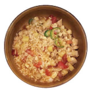 22 Arroz Caldoso Vegetal Y huevo de té