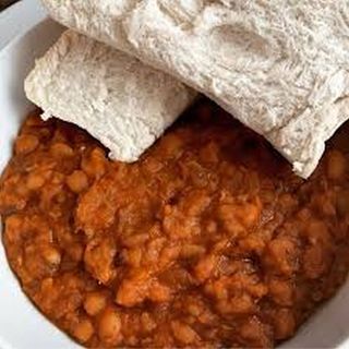 Porridge Beans + Bread + Drink + Panla or Titus